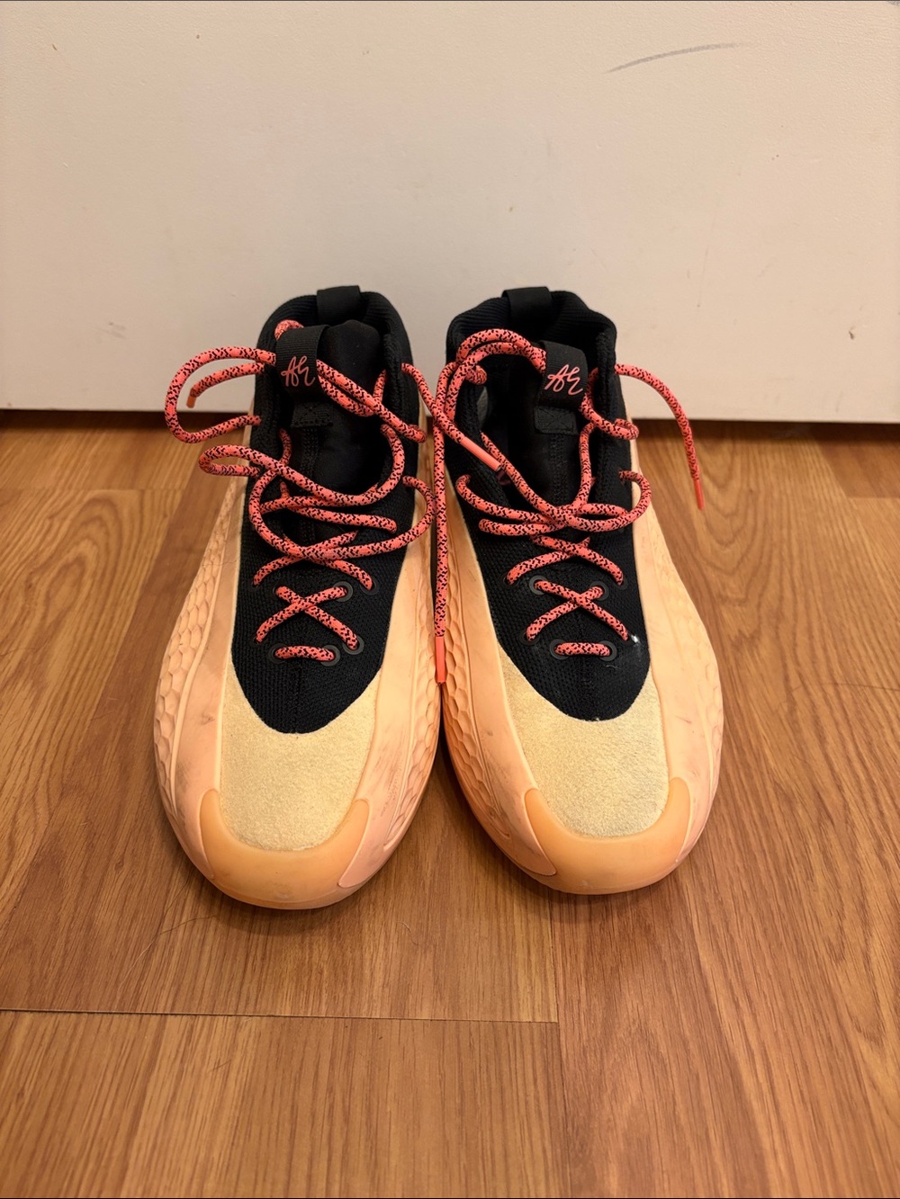 Adidas AE1 basketball sneakers.